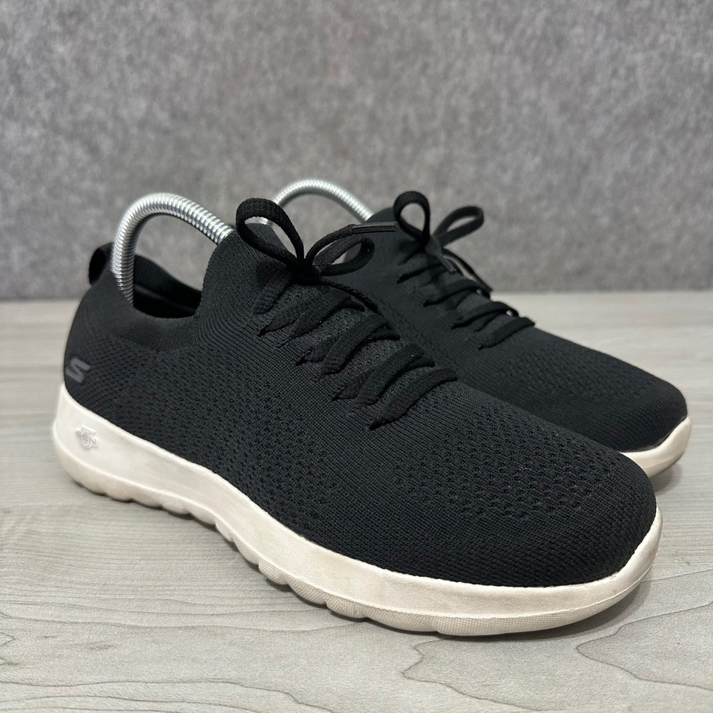 Skechers GOwalk Joy Sneakers Womens 8.5 Black Goga Mat Mesh Walking Shoes